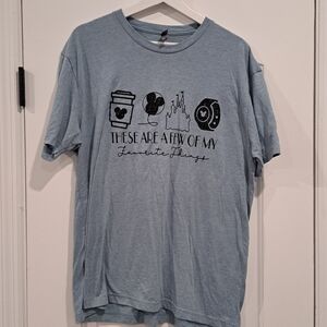 Disney Light Blue Graphic Tee